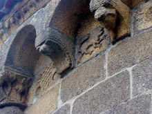 Detalle da bside da Igrexa de Santa Mara