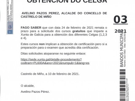 Curso Celga