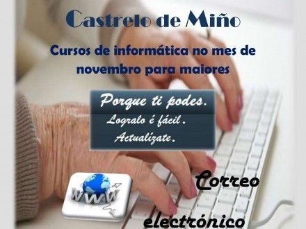 CURSO NO MES DE NOVEMBRO PARA MAIORES NA AULA CeMIT (INFO)