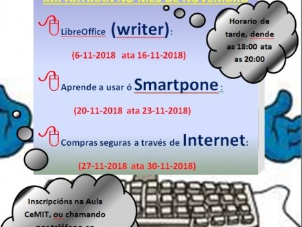 PRXIMOS CURSOS NA AULA CeMIT (INFO)