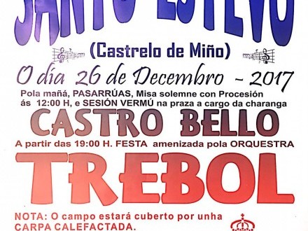 Festas en Santo Estevo