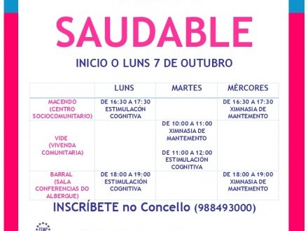 Actividades de Vida saudable