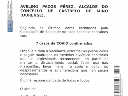 NOTA INFORMATIVA COVID-19