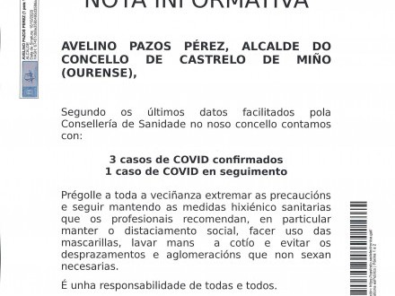 NOTA INFORMATIVA  COVID-19