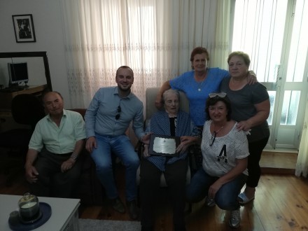 Castrelo de Mio celebra os 100 anos dunha vecina de Prado