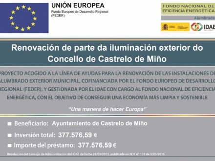 PROGRAMA DE AYUDA PARA LA REFORMA DE INSTALACIONES MUNICIPALES DE ILUMINACIN EXTERIOR