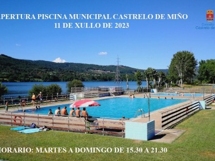 Apertura piscina municipal