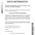 NOTA INFORMATIVA: Actualizacin datos COVID