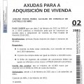 Axudas para a adquisicin de vivenda